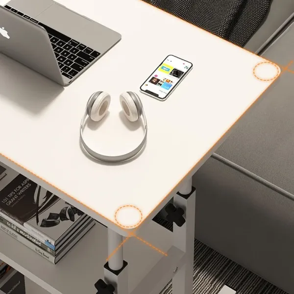 Bedside Table Movable Simple Dormitory Lazy Double-layer Computer Home Lifting Desk