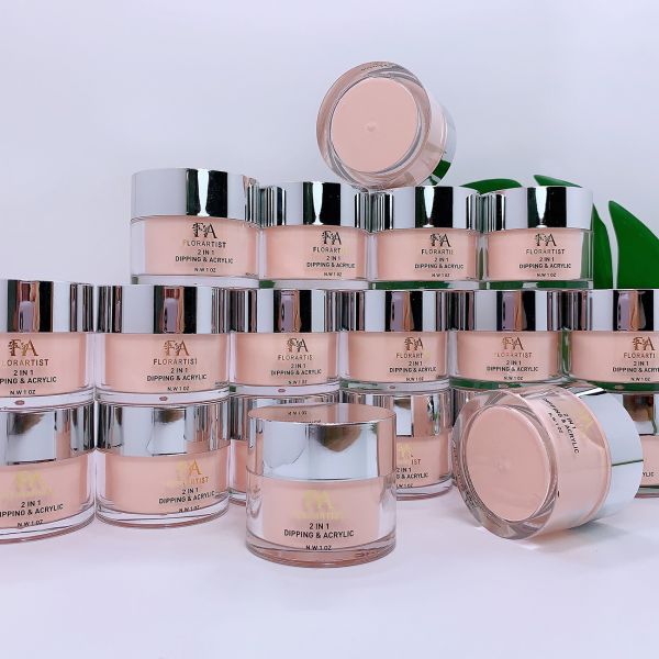 1oz Pink White Acrylic Powder 30g Jar Nails Extended Carving Powder Pigment Nail Acrylic Powder With Monomer