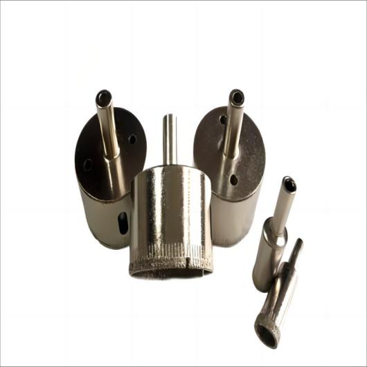 Granite Ceramic Tile Silver Diamond Glass Hole Opener For Glass Drilling