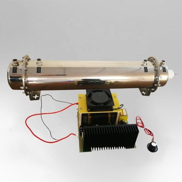 Регулируемая 25-800W охлаждающая вода части генератора озона 100г/ч Quantz трубк