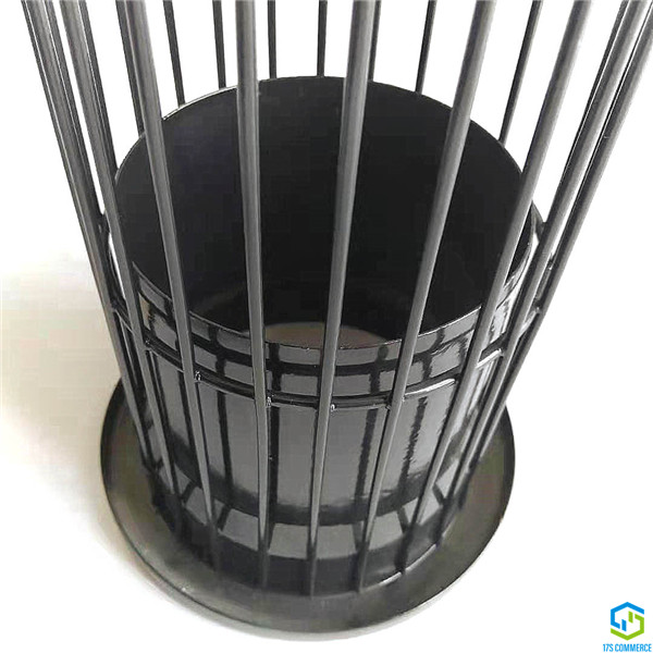 Q235 Wild Steel Dust Collector Filter Cage Silicon Coating
