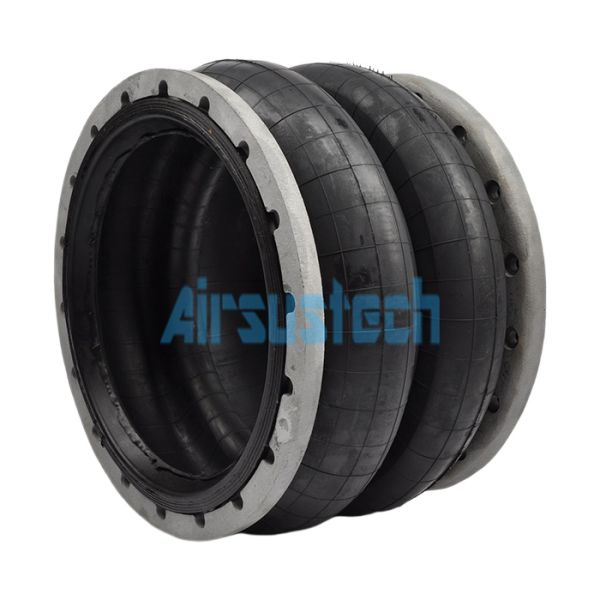 Stroke 84 MM Double Convoluted Industrial Air Spring 2H200142 with 8-M10 Screws