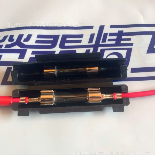 Double Solder Protection Motorcycle In-Line Fuse Holder Box for Moped Scooter ATV