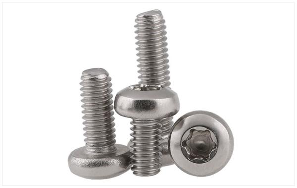 18-8 Stainless Steel Tamper Proof Torx Screws M3 With Right Hand Thread Direction