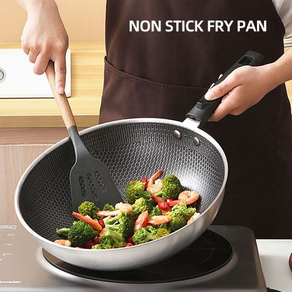 Серебряный варя металл кухни варя стекло лотка покрывает не сковороду ручки