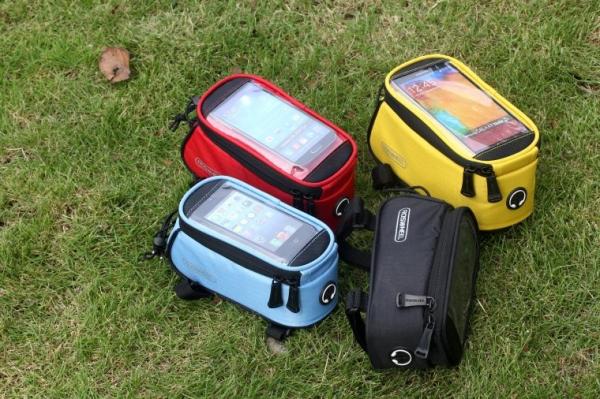 Roswheel 5.5  L preto da bicicleta da bicicleta frente telefone Bag titular Pouch Zip par