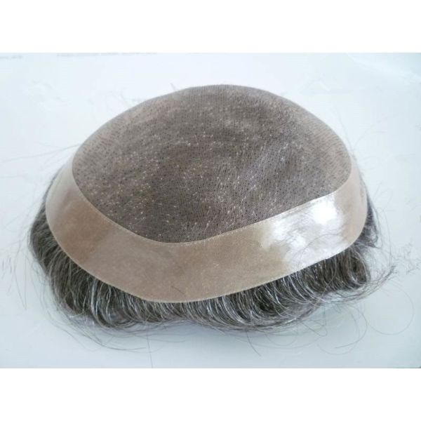 Male Wigs That Look Real Men'S Toupee Medium Hair Density Average Cap