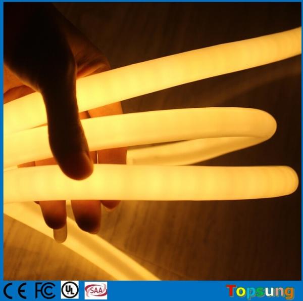 Warm white 16mm 360 degree round led neon tube PVC led decoration neon 110v