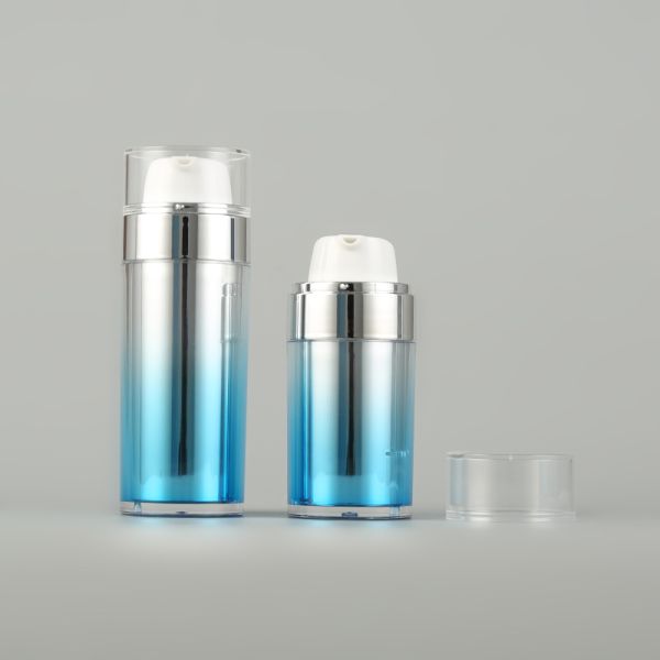 30g 50g Acrylic Straight Cosmetic Cream Jars Double Layer