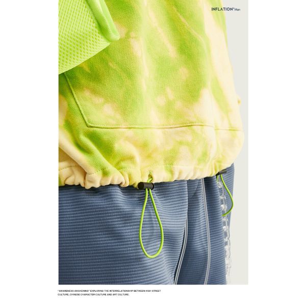 Unisex Plain Tie Dy 100% Cotton Oversized Drop Shoulder Hoodie