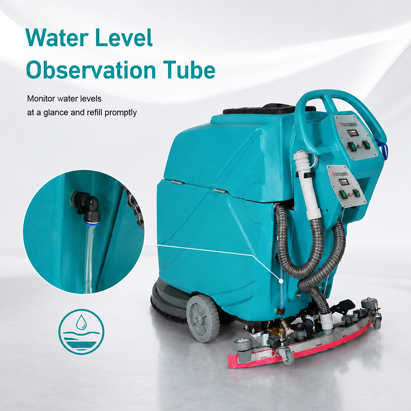 Affordable Price 510mm Walk-behind Floor Scrubber Industrial Battery-powered Concrete Floor Cleaner