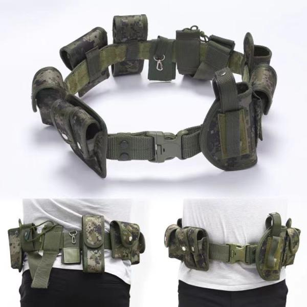1 1/4 1 3/4 Men'S Tactical Belt And Holster Special Forces Double Row Hole Training