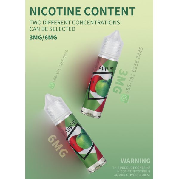 低いニコチンの塩のEタバコのVapingの液体OEMのパッケージ