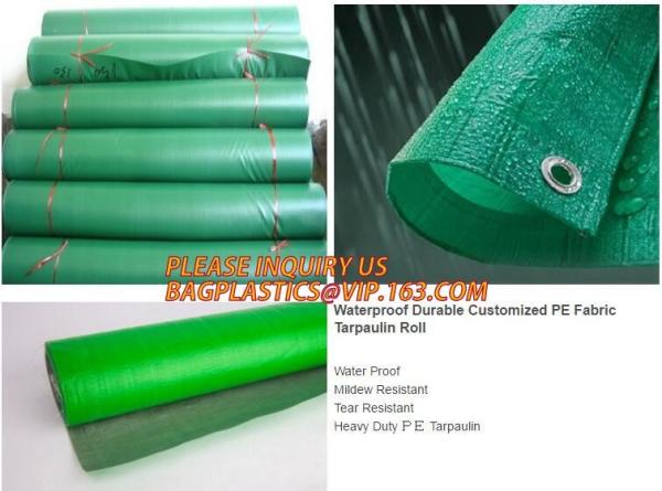 Outdoor Large Capacity Garden Gallon Waterproof Green Lawn PE Woven Waste Bags, Reusable Yard Waste Bags