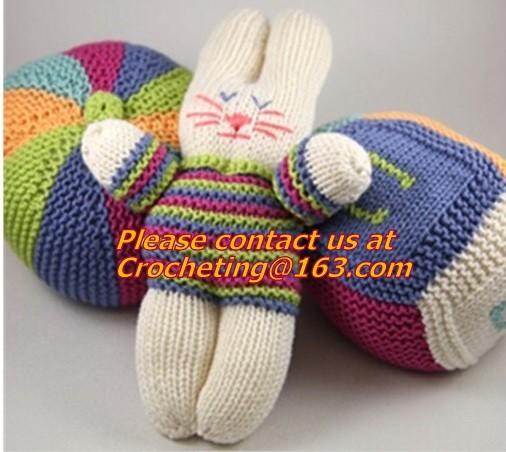The New Design of The animal hand knitted, Crochet Stuffed Toy Doll,knitting patterns toys