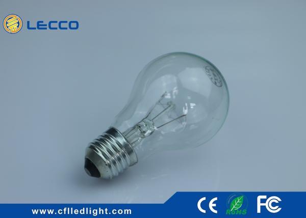 Low Watt Incandescent Light Bulb 40 Watt Power , Traditional Light Bulbs E27