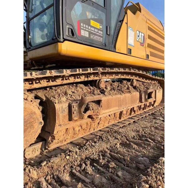 Excavatrice à rouleaux utilisée Cat 349D marque Caterpillar