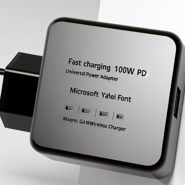 100W GaN USB-C PD 急速充電器（USプラグ付き）