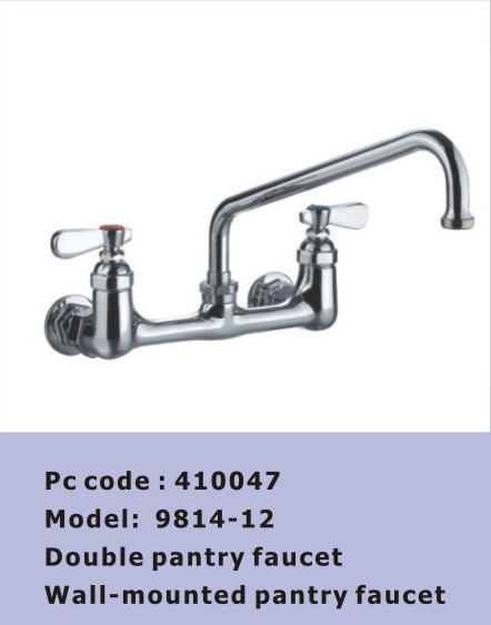 Single / Double Pantry Faucet Deck Mounted / Wall Mount Commercial Kitchen Faucets