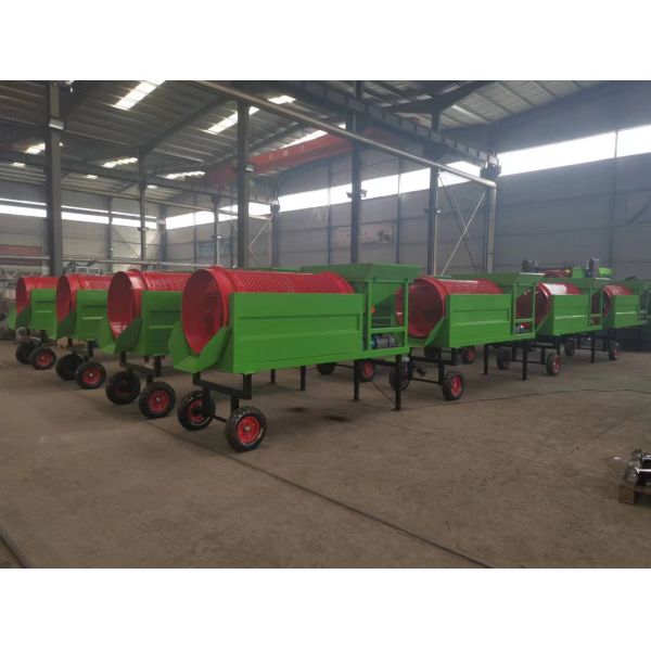 Circular Garden Valley Organics Natural Organic Potting Soil Gravel Sand Topsoil Compost Trommel Screener