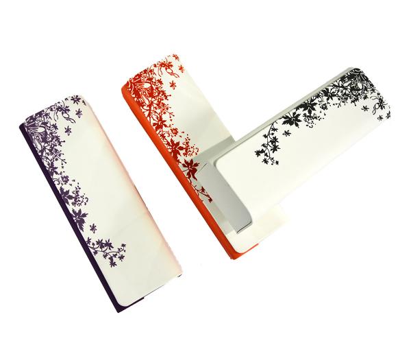 Printing Leaves Pattern Optical Glasses Case Rectangular Magnetic Enclosure