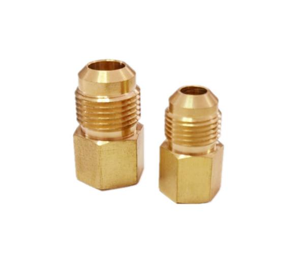 3/8 de Fllare * bocal de diminuição de bronze de bronze do encaixe de tubo da linha masculina de 1/2 NPT