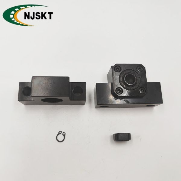 Carbon Steel Ball Screw Support RoHS EK05 JIS B 1191 Square Supported Side