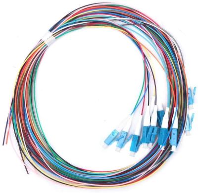 LC UPC 1.5m 3.0mm baixa inserção Loss/LSZH de 12 tranças da fibra ótica da costa
