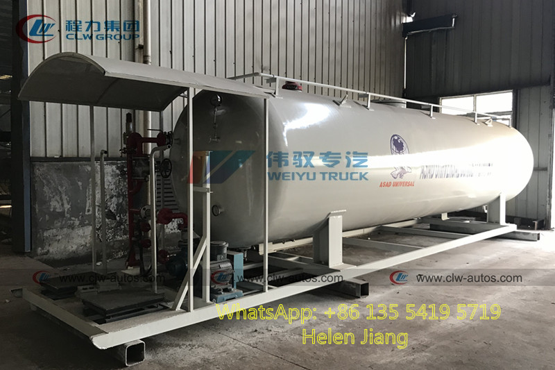 ASME взрывозащищенный мобильный LPG Refilling завод с заполняя масштабом веса 2