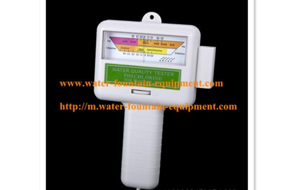 Plastic Electronic Swimming Pool Spa Water PH CL2 Chlorine Tester White