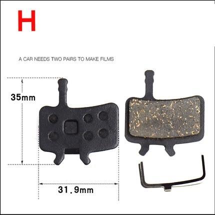 Semi-metal Disc Brake Clips for MTB Bicycle Disc Brake Pads for SHIMANO Cassette