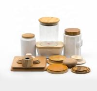 Couvercle en bois pour tasse de bouteille