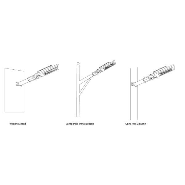 50W 6000lm Outdoor LED Street Lighting 24V 48V
