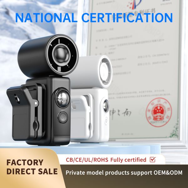 M6 Cooling Wind Fan Precision-Crafted Core Easy To Carry Portable Neck Fan