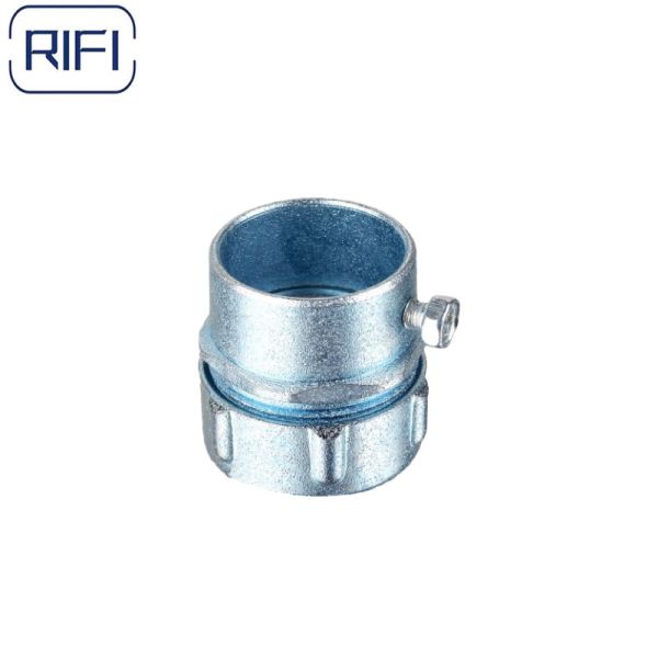 Adaptador de conductos flexibles de zinc DKJ Adaptador de tubería flexible a acero 3/8