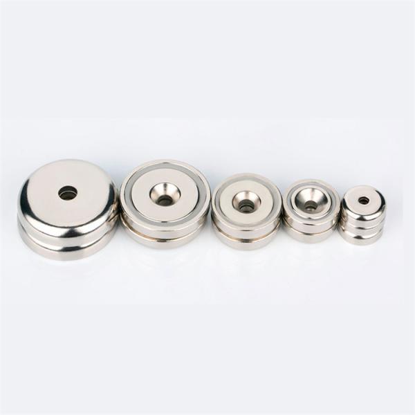 Industrial Magnet Application Permanent Disc Magnetic with Countersunk Neodym Pot Magnet