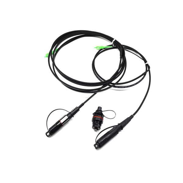 Waterproof IP66 Multimode Fiber Patch Cord Optical Fiber Jumper Against Miece