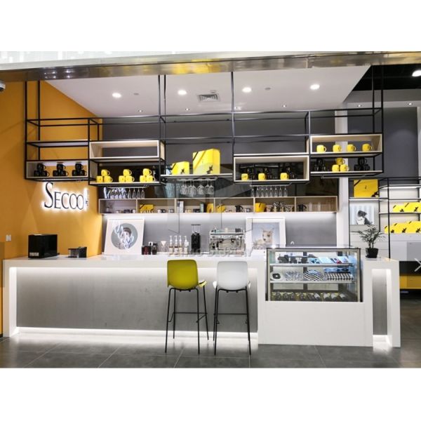 Laminate Coffee Shop Counter Display