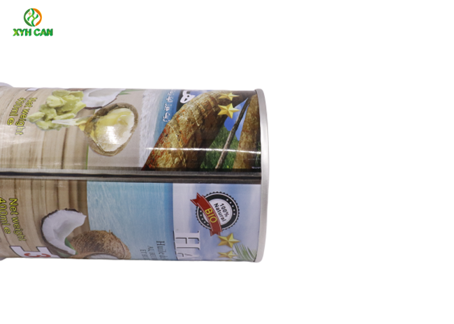 Coconut Oil Tin Can with Thickness 0.19- 0.23mm for Drink Liquid Packaging