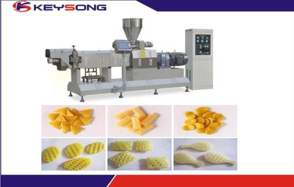 Custom Snack Pellet Production Line 380V 70kw Capacity 150kg / H 27000 X 2000 X 2000mm