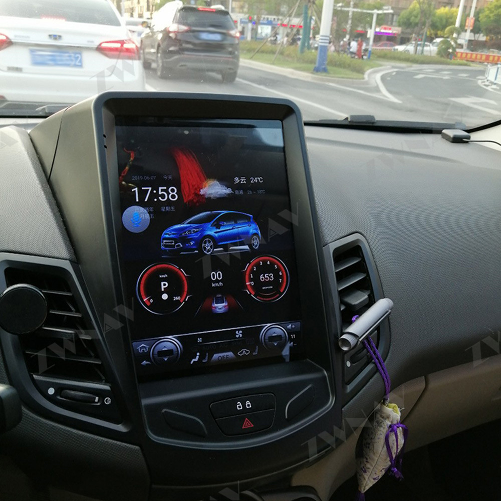 Андроид 10 Carplay навигации радио блока андроида 10,4 дюймов автоматический главный для фиесты Форда