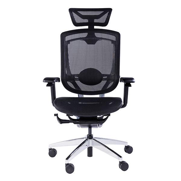 Back Pain Relief Neck Support Wineglass Shape High Back Mesh Office Chairs