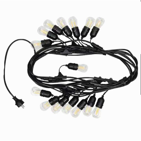 Holiday outdoor lighting colorful pendant Lamp Light Chain 0.5m-10m copper Loft Lights cable/cord