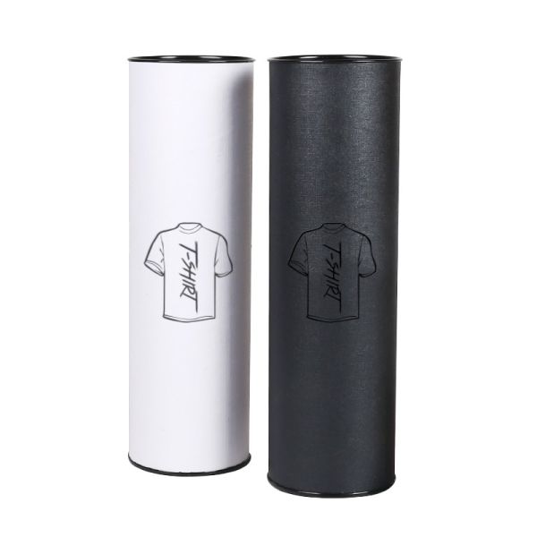 Custom Cylindrical Eco Friendly Stationery Supplies Paper Tube Packaging With Custom Surface Design