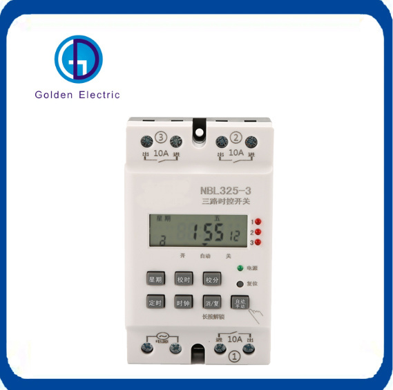 Электронная настройка Nbl325-3 Механический 24-часовой переключатель времени Электрический переключатель таймера