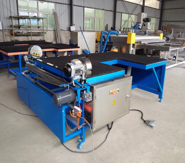 Horizontal Low-E Glass Edge Remover   Dual Head Low-E Glass Edge Deleting Machine