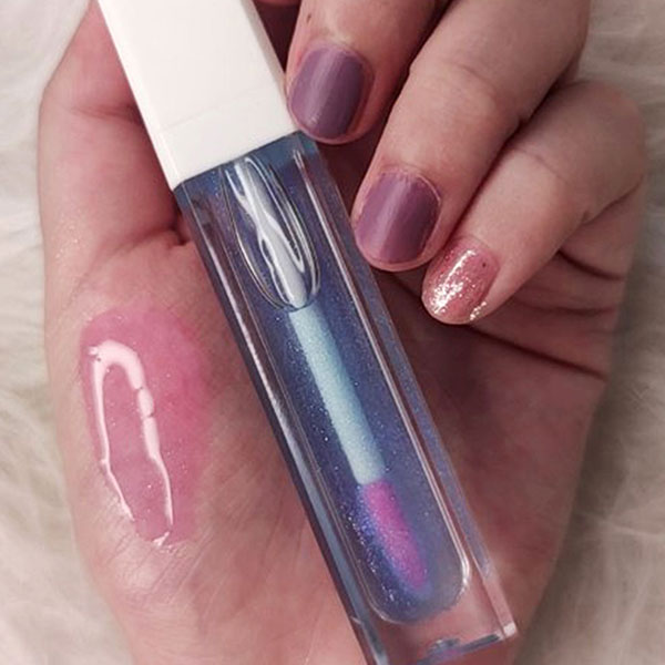 Logo Pink Nude Clear Lip Gloss Ladies Face Makeup