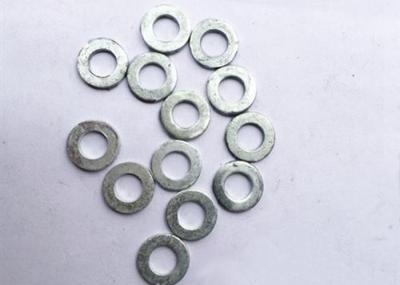Galvanized Din 125 M20 Steel Flat Washers Carbon Material