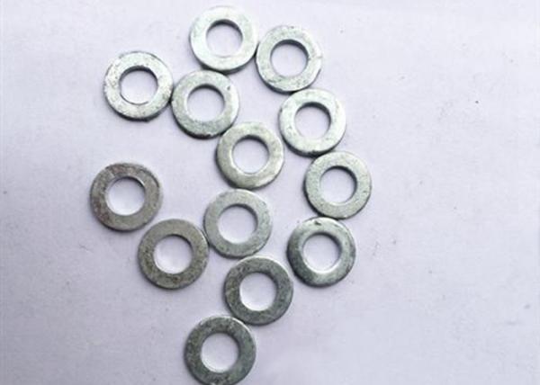Galvanized Din 125 M20 Steel Flat Washers Carbon Material