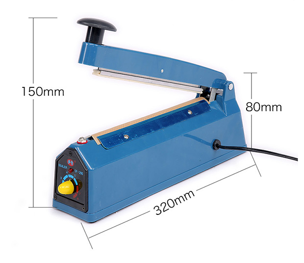 Пластиковый пакет с импульсным тепловым уплотнителем SF-200P полуавтоматическая портативная ручная упаковочная машина